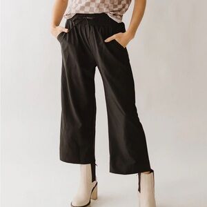 Albion Audrey Wide Leg Pants in Black